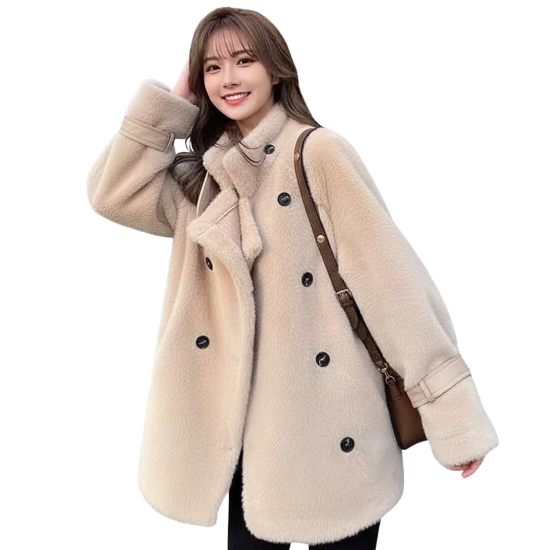 Amazon | [UQQA] ファーコート レディース 冬 【プレミアムライン